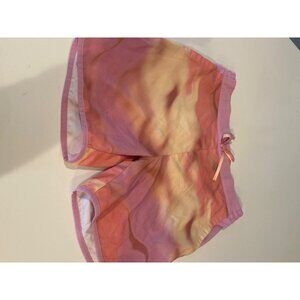 Columbia Sportswear Womens Tie-Dye Swim Shorts L 14/16 Elastic Waist & Drawstrin